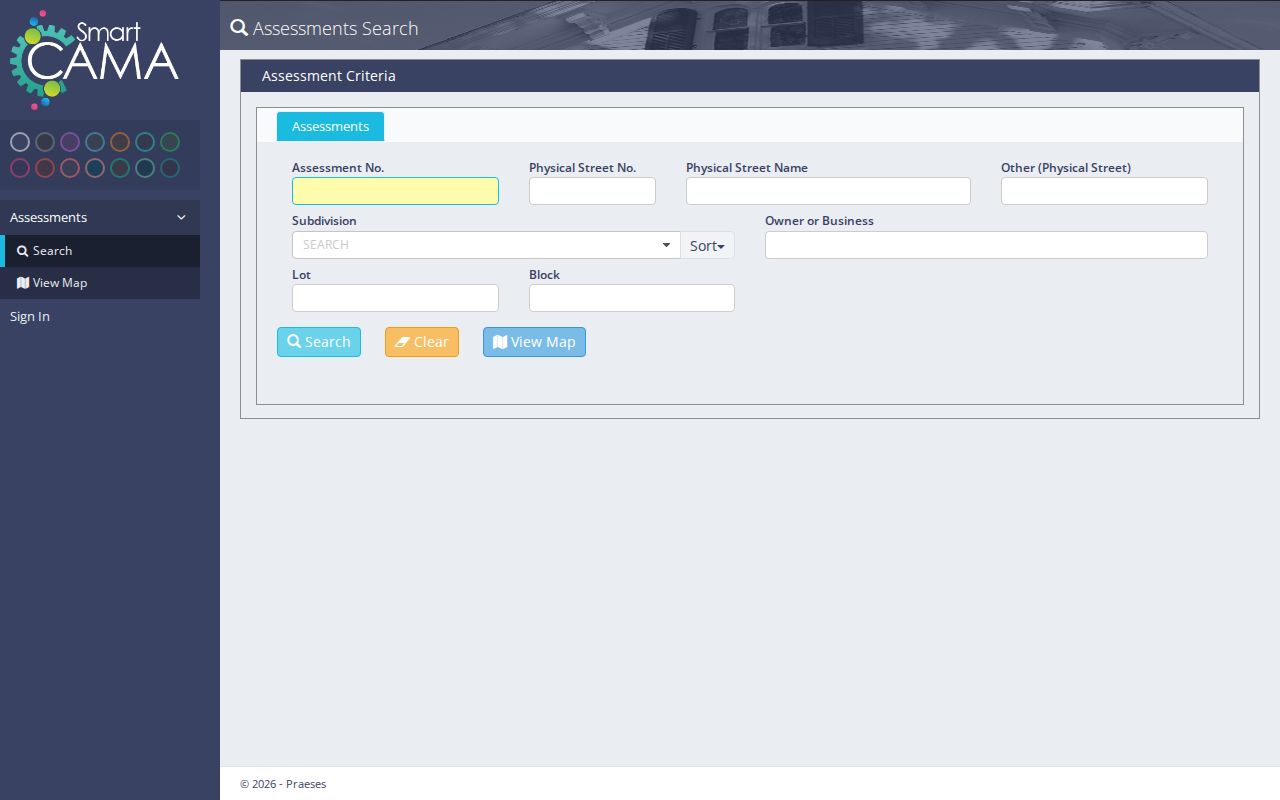 Baton Rouge residents directory assessor property search interface